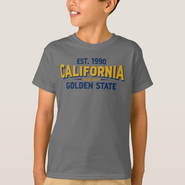 Camiseta Ouro California State T-Shirt (Frente)