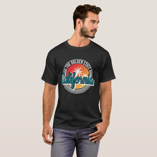 Camiseta ouro california T-Shirt (Frente Completa)