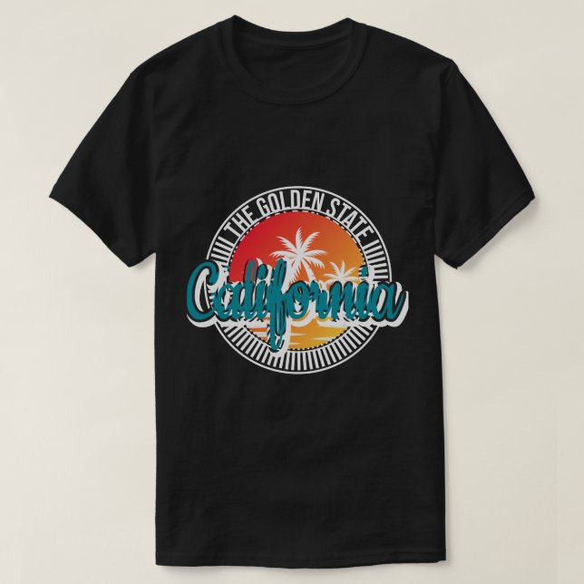 Camiseta ouro california T-Shirt (Frente do Design)