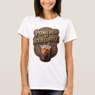 Camiseta Ouro Cativante COM CAFÉ COM GELO Design Moderno