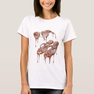 Camiseta Ouro Cativante ROSE GOLD GLAMOUR Impressão