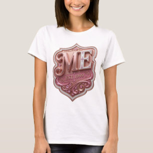 Camiseta Ouro Chamativo ME EST 1999 Design Ousado
