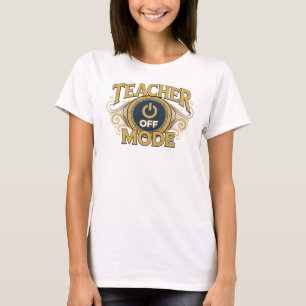 Camiseta Ouro Clássico MODELO DE ENSINO DESLIGADO Estampa F