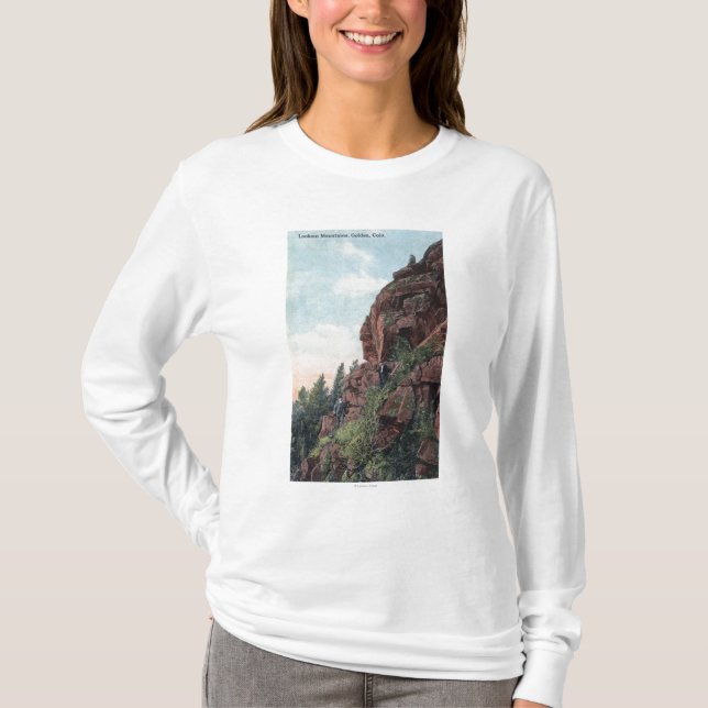 Camiseta Ouro, Colorado - Mountain View da vigia (Frente)