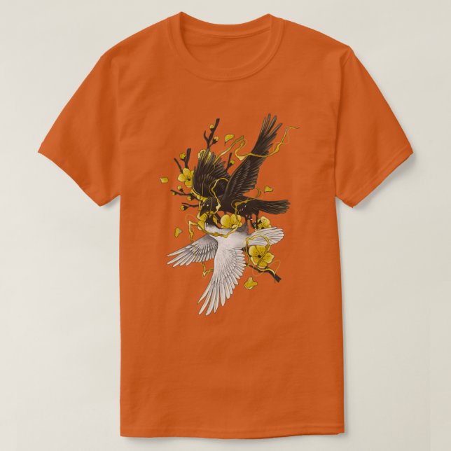 Camiseta Ouro Crow (Frente do Design)