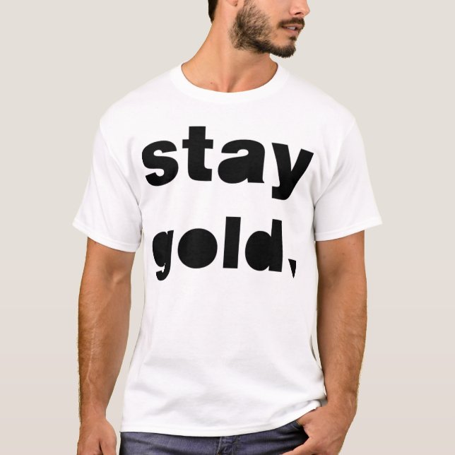 Camiseta Ouro da estada (Frente)