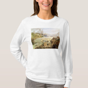 Camiseta Ouro da lavagem de Fortyniners do Calaveres