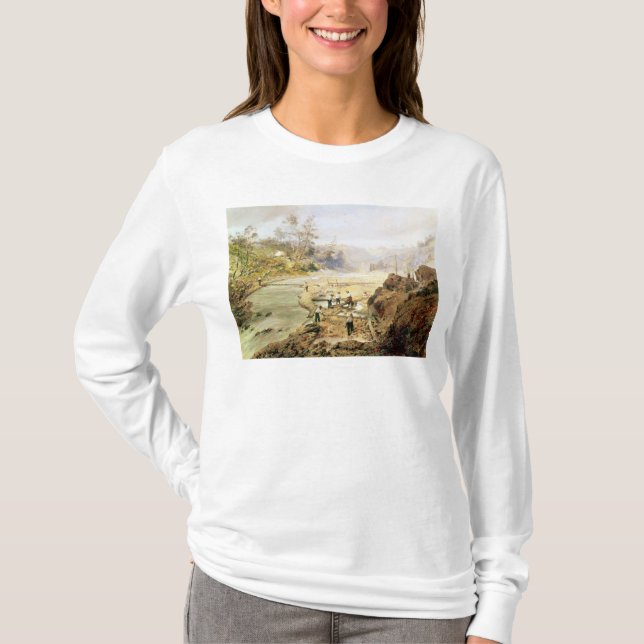 Camiseta Ouro da lavagem de Fortyniners do Calaveres (Frente)