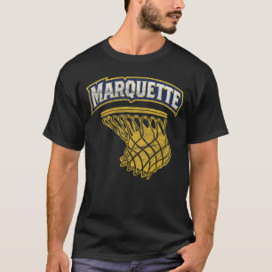 Camiseta Ouro da Universidade Marquette Eagles Basquete