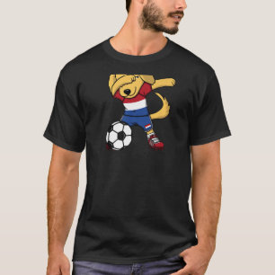 Camiseta Ouro Dab Retriever Netherlands Soccer Fans Jeres