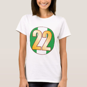 Camiseta Ouro de 22 NIGÉRIA
