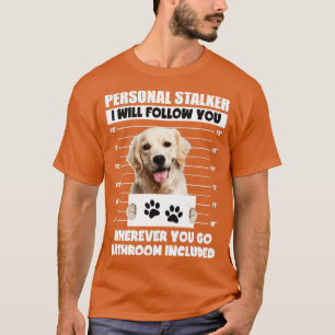 Camiseta Ouro de Cachorro do Agente Pessoal Labrador Retrie