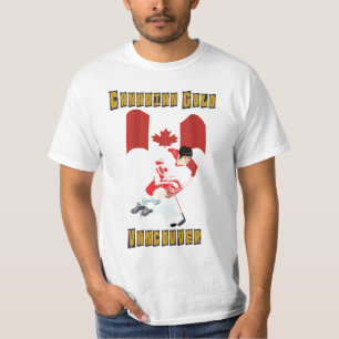 Camiseta Ouro de Canadá - hóquei das olimpiadas dos homen
