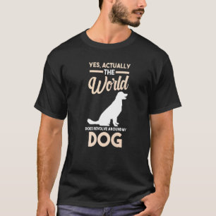 Camiseta Ouro de cão - Retriever Labrador