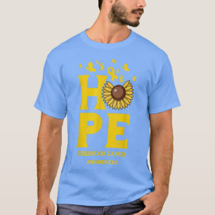 Camiseta Ouro de infância Hope Vintage Sunflower Awa