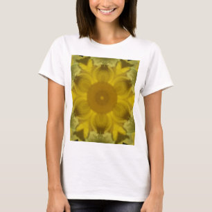 Camiseta Ouro de Intermitência da Flor Sunshine