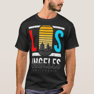 Camiseta Ouro de Los Angeles Califórnia