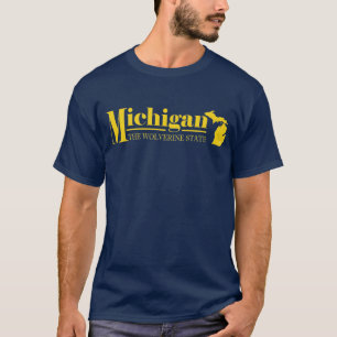 Camiseta Ouro de Michigan