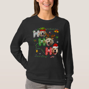 Camiseta Ouro de Natal Ho Ho Retriever 351