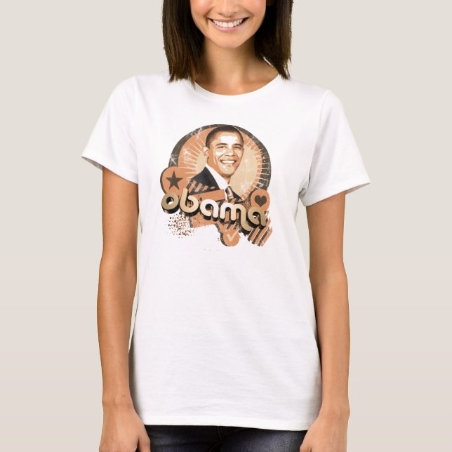 Camiseta Ouro de Obama (Frente)