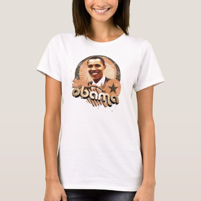Camiseta Ouro de Obama (Frente)