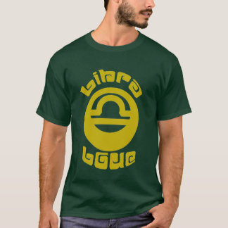 Camiseta ouro do amor do libra