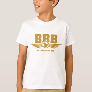 Camiseta Ouro do logotipo de BBB