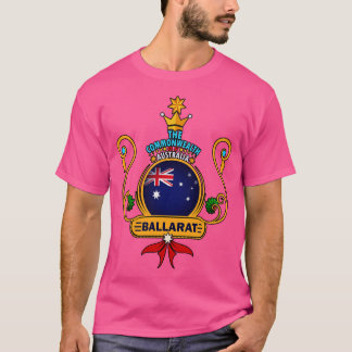 Camiseta Ouro do Orgulho da Cidade Ballarat - Austrália Fla