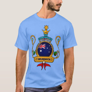 Camiseta Ouro do Orgulho da Cidade de Brunswick Sinalizador