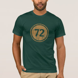 Camiseta ouro do vintage #72