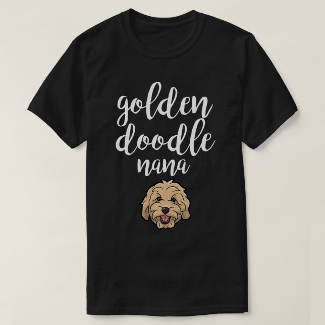 Camiseta Ouro Dodle Nana Vovó (Frente do Design)