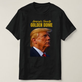 Camiseta Ouro Dome Trump Excelente Americano