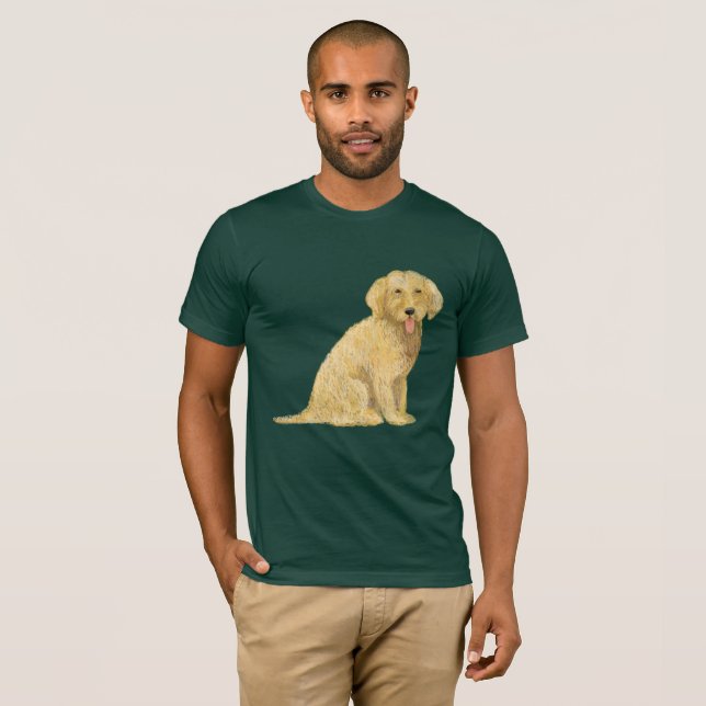Camiseta Ouro Doodle dada T-Shirt (Frente Completa)