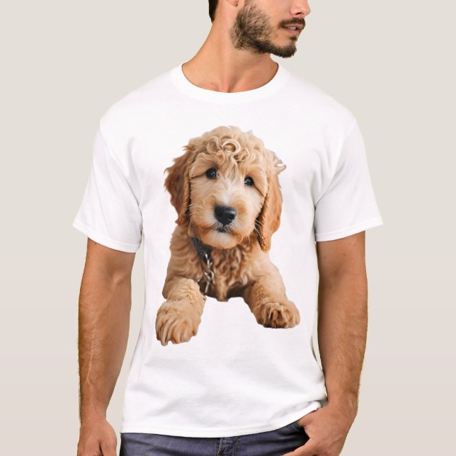 Camiseta Ouro Doodle Puppy (Frente)