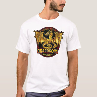 Camiseta Ouro Dragon Hoops: Solte a Força na Cour
