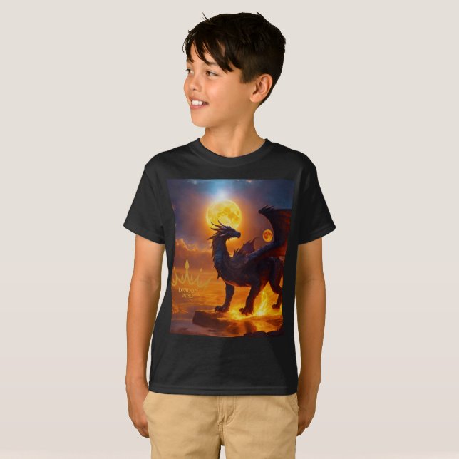 Camiseta Ouro Dragon King (Frente Completa)