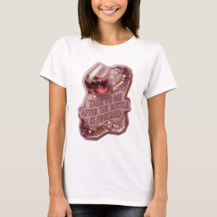 Camiseta Ouro FALE COMIGO DEPOIS QUE A GARRAFA ACABAR