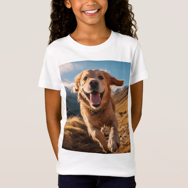 Camiseta Ouro Feliz em Execução (Frente)