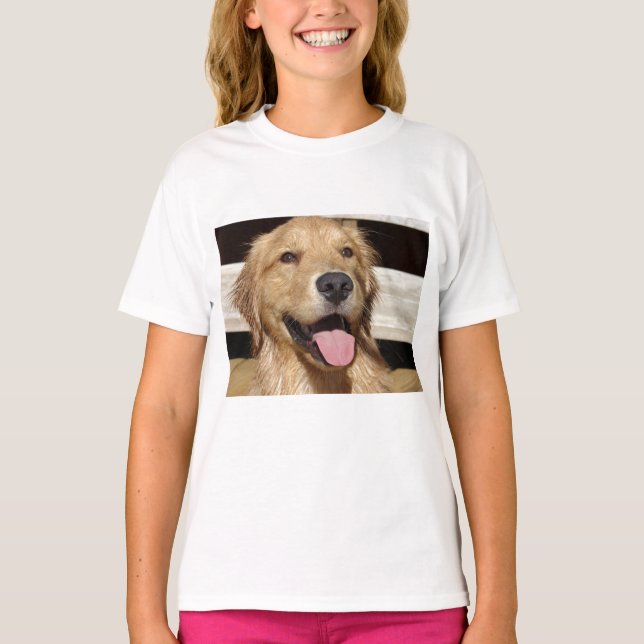 Camiseta Ouro Feliz Retriever (Frente)
