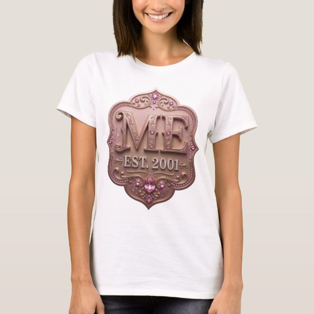 Camiseta Ouro Fresco ME EST 2001 Design Moderno (Frente)