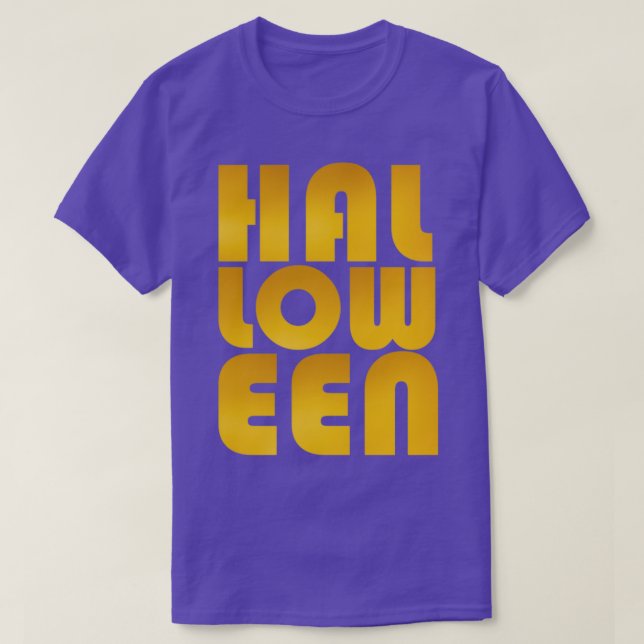Camiseta Ouro Halloween (Frente do Design)