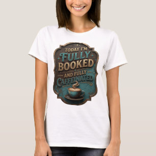 Camiseta Ouro HOJE ESTOU TOTALMENTE OCUPADO E TOTALMENTE CA