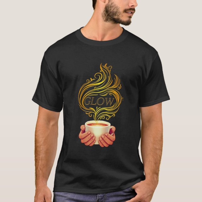 Camiseta Ouro Horas Brilhante, Luxo, Estilo de Vida (Frente)