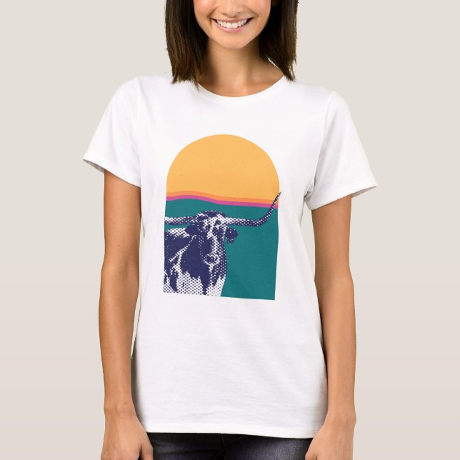 Camiseta Ouro Hour Longhorn (Frente)