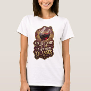 Camiseta Ouro Icônico FALE COMIGO DEPOIS DE MAIS ALGUNS COP