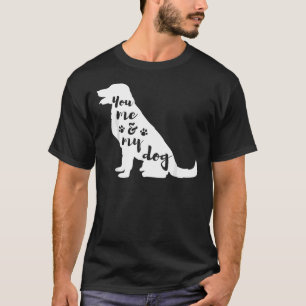 Camiseta Ouro Labrador Retriever Você Eu E Meu Cachorro Mãe