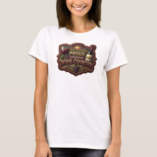 Camiseta Ouro Limpo CIDADÃO ORGULHOSO DO PAÍS DO VINHO