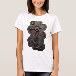 Camiseta Ouro Limpo Design Personalizado MAGICAL
