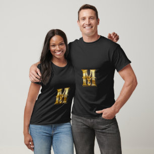 Camiseta Ouro M - Letra