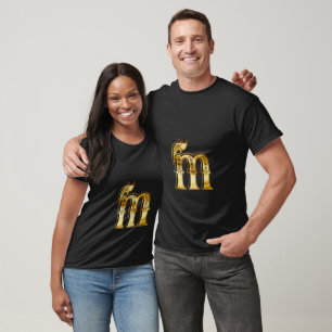 Camiseta Ouro M - Letra